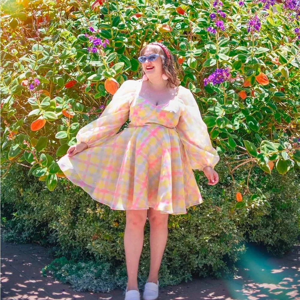 Selkie Plaid Grammie Princess Dress - Picture 3 of 10